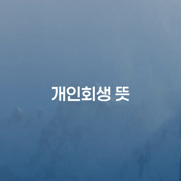 직장인신용대출 연체 시 개인회생으로 현명하게 확실한 진행
