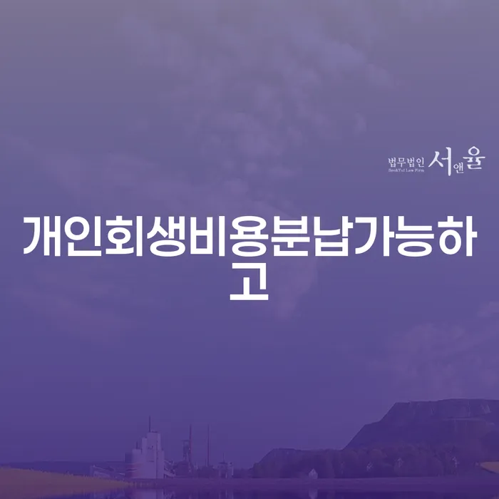 개인회생법무사 워크아웃 있는지확인