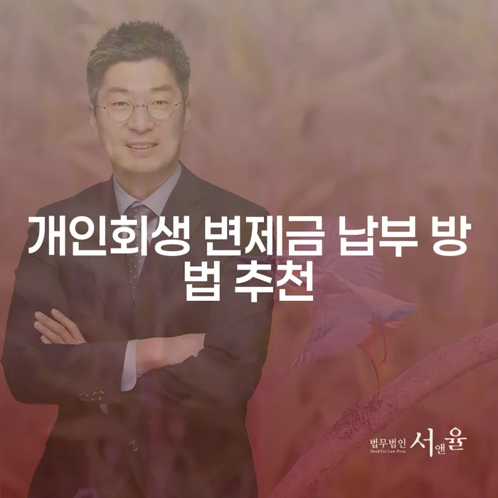 개인회생 변제금 납부 방법 추천: 어떻게 불이익을 피할 수 있을까요?