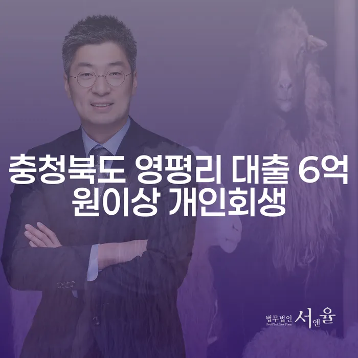 충청북도 영평리에서 대출 6억원 이상, 개인회생 가능한가요?